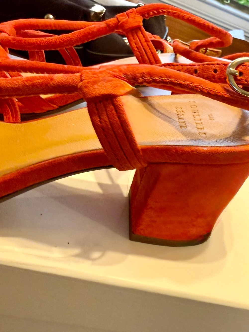 Sézane Gloria Sandals - US 5 - coral - Picture 5 of 6